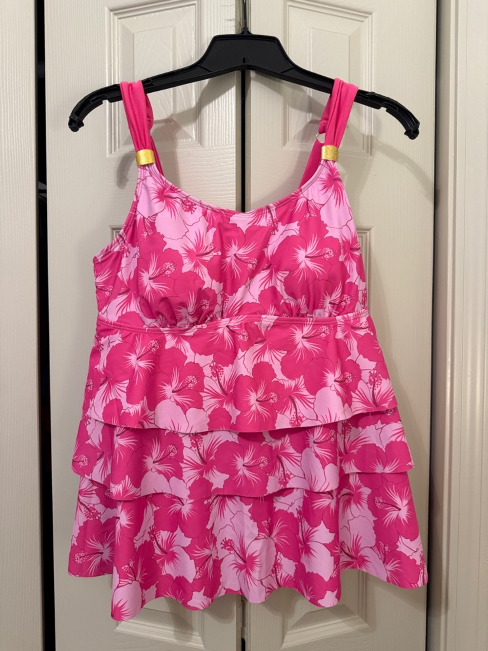 Rosewe 2 Piece Pink Floral Tankini- Womens size XL NWOT